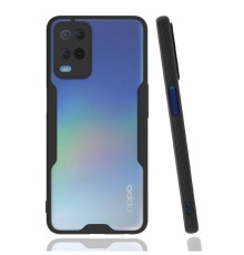 Oppo A54 4G Kılıf Platin Silikon - Siyah