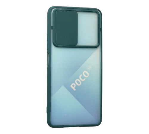 Xiaomi Poco F3 Kılıf Palm Buzlu Kamera Sürgülü Silikon - Yeşil Xiaomi Poco F3 Kılıf Palm Buzlu Kamera Sürgülü Silikon - Yeşil