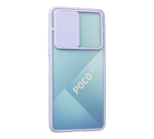 Xiaomi Poco F3 Kılıf Palm Buzlu Kamera Sürgülü Silikon - Lila Xiaomi Poco F3 Kılıf Palm Buzlu Kamera Sürgülü Silikon - Lila