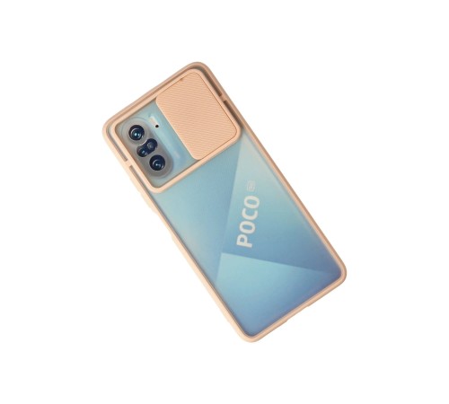 Xiaomi Poco F3 Kılıf Palm Buzlu Kamera Sürgülü Silikon - Pembe Xiaomi Poco F3 Kılıf Palm Buzlu Kamera Sürgülü Silikon - Pembe