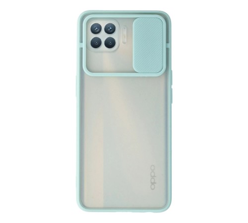 Oppo Reno 4 Lite Kılıf Palm Buzlu Kamera Sürgülü Silikon - Turkuaz Oppo Reno 4 Lite Kılıf Palm Buzlu Kamera Sürgülü Silikon - Turkuaz