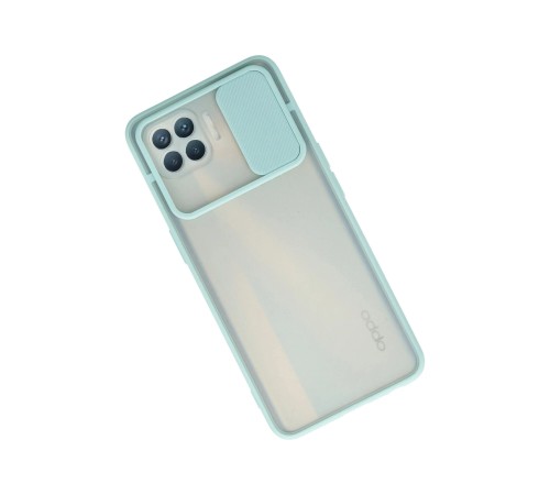 Oppo Reno 4 Lite Kılıf Palm Buzlu Kamera Sürgülü Silikon - Turkuaz Oppo Reno 4 Lite Kılıf Palm Buzlu Kamera Sürgülü Silikon - Turkuaz