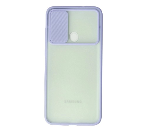 Samsung Galaxy A11 Kılıf Palm Buzlu Kamera Sürgülü Silikon - Lila Samsung Galaxy A11 Kılıf Palm Buzlu Kamera Sürgülü Silikon - Lila