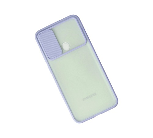 Samsung Galaxy A11 Kılıf Palm Buzlu Kamera Sürgülü Silikon - Lila Samsung Galaxy A11 Kılıf Palm Buzlu Kamera Sürgülü Silikon - Lila
