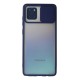 Samsung Galaxy A81 / Note 10 Lite Kılıf Palm Buzlu Kamera Sürgülü Silikon - Lacivert
