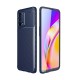Oppo A74 4G Kılıf Auto Focus Karbon Kapak - Lacivert