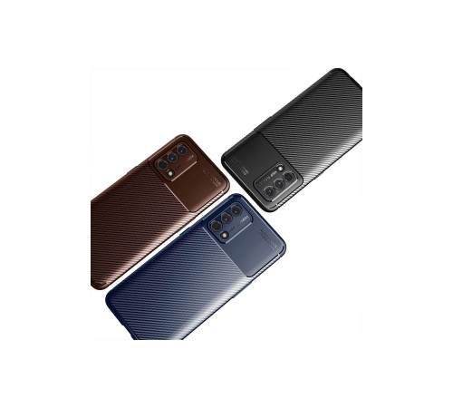 Oppo A74 4G Kılıf Auto Focus Karbon Kapak - Lacivert Oppo A74 4G Kılıf Auto Focus Karbon Kapak - Lacivert