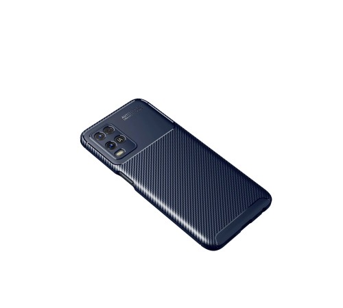Oppo A54 4G Kılıf Auto Focus Karbon Kapak - Lacivert Oppo A54 4G Kılıf Auto Focus Karbon Kapak - Lacivert
