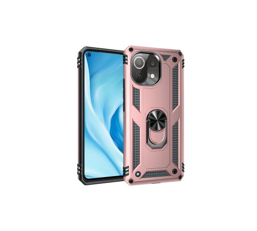 Xiaomi Mİ 11 Lite Kılıf Sofya Yüzüklü Silikon Kapak - Rose Xiaomi Mİ 11 Lite Kılıf Sofya Yüzüklü Silikon Kapak - Rose