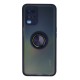 Oppo A54 4G Kılıf Montreal Yüzüklü Silikon Kapak - Lacivert