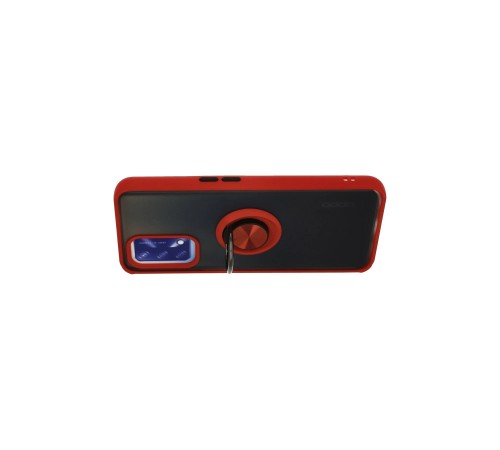 Oppo A74 4G Kılıf Montreal Yüzüklü Silikon Kapak - Kırmızı Oppo A74 4G Kılıf Montreal Yüzüklü Silikon Kapak - Kırmızı