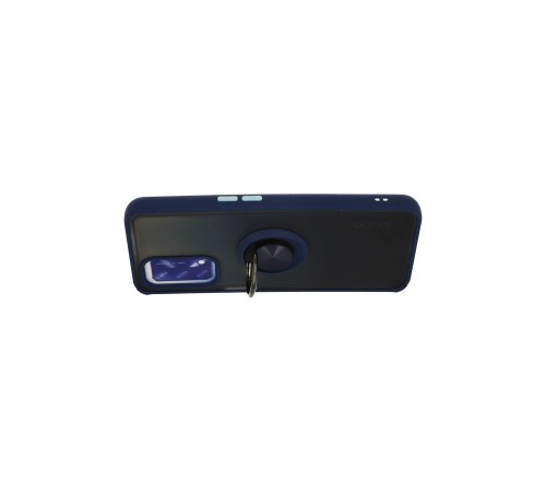 Oppo A74 4G Kılıf Montreal Yüzüklü Silikon Kapak - Lacivert Oppo A74 4G Kılıf Montreal Yüzüklü Silikon Kapak - Lacivert