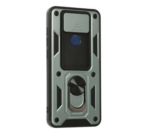 Xiaomi Redmi Note 9 Kılıf Pars Lens Yüzüklü Silikon - Yeşil Xiaomi Redmi Note 9 Kılıf Pars Lens Yüzüklü Silikon - Yeşil