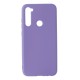 Xiaomi Redmi Note 8 Kılıf Nano içi Kadife Silikon - Lila