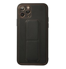 iPhone 11 Pro Kılıf Coco Deri Standlı Kapak - Siyah