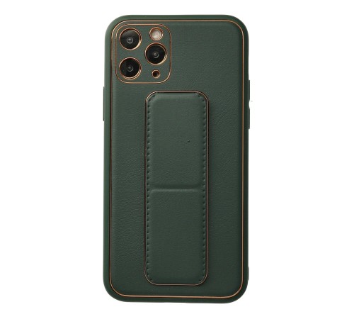 iPhone 11 Pro Kılıf Coco Deri Standlı Kapak - Yeşil iPhone 11 Pro Kılıf Coco Deri Standlı Kapak - Yeşil