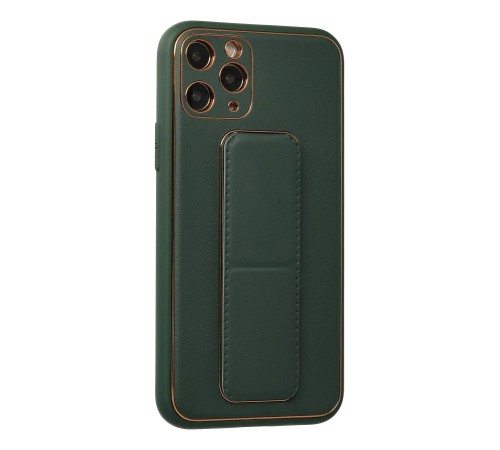 iPhone 11 Pro Kılıf Coco Deri Standlı Kapak - Yeşil iPhone 11 Pro Kılıf Coco Deri Standlı Kapak - Yeşil