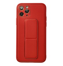 iPhone 11 Pro Kılıf Coco Deri Standlı Kapak - Kırmızı