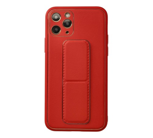 iPhone 11 Pro Kılıf Coco Deri Standlı Kapak - Kırmızı iPhone 11 Pro Kılıf Coco Deri Standlı Kapak - Kırmızı
