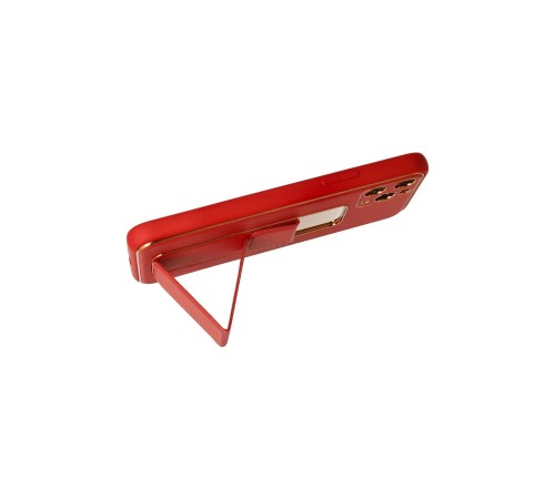 iPhone 11 Pro Kılıf Coco Deri Standlı Kapak - Kırmızı iPhone 11 Pro Kılıf Coco Deri Standlı Kapak - Kırmızı