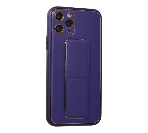 iPhone 11 Pro Kılıf Coco Deri Standlı Kapak - Mor iPhone 11 Pro Kılıf Coco Deri Standlı Kapak - Mor