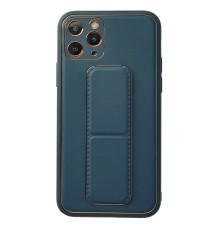 iPhone 11 Pro Kılıf Coco Deri Standlı Kapak - Mavi