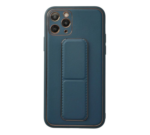 iPhone 11 Pro Kılıf Coco Deri Standlı Kapak - Mavi iPhone 11 Pro Kılıf Coco Deri Standlı Kapak - Mavi