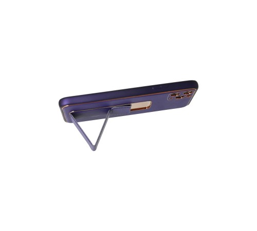 iPhone 11 Pro Max Kılıf Coco Deri Standlı Kapak - Mor iPhone 11 Pro Max Kılıf Coco Deri Standlı Kapak - Mor