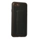 iPhone 7 Kılıf Coco Deri Standlı Kapak - Siyah