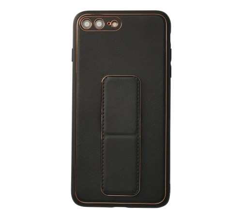 iPhone 7 Plus Kılıf Coco Deri Standlı Kapak - Siyah iPhone 7 Plus Kılıf Coco Deri Standlı Kapak - Siyah