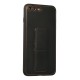 iPhone 7 Plus Kılıf Coco Deri Standlı Kapak - Siyah