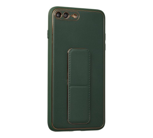 iPhone 7 Plus Kılıf Coco Deri Standlı Kapak - Yeşil iPhone 7 Plus Kılıf Coco Deri Standlı Kapak - Yeşil