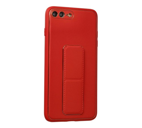 iPhone 7 Plus Kılıf Coco Deri Standlı Kapak - Kırmızı iPhone 7 Plus Kılıf Coco Deri Standlı Kapak - Kırmızı