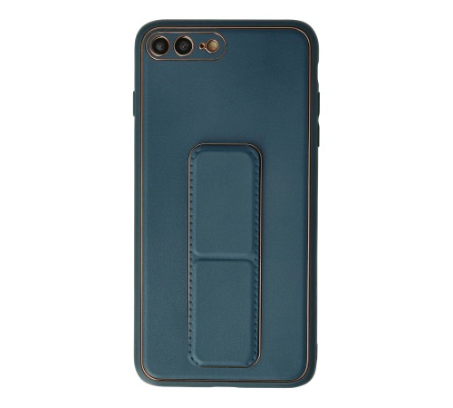 iPhone 7 Plus Kılıf Coco Deri Standlı Kapak - Mavi iPhone 7 Plus Kılıf Coco Deri Standlı Kapak - Mavi