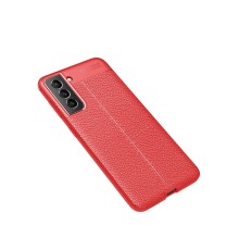 Samsung Galaxy S21 FE Kılıf Auto Focus Kapak - Kırmızı