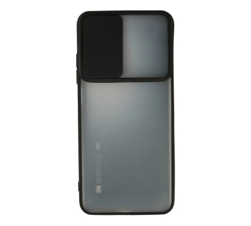 Xiaomi Mi 10T Kılıf Palm Buzlu Kamera Sürgülü Silikon - Siyah Xiaomi Mi 10T Kılıf Palm Buzlu Kamera Sürgülü Silikon - Siyah