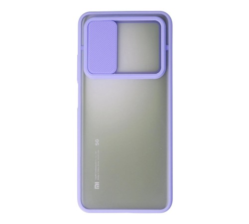 Xiaomi Mi 10T Kılıf Palm Buzlu Kamera Sürgülü Silikon - Lila Xiaomi Mi 10T Kılıf Palm Buzlu Kamera Sürgülü Silikon - Lila