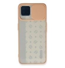 Oppo Reno 4 Lite Kılıf Palm Buzlu Kamera Sürgülü Silikon - Pembe