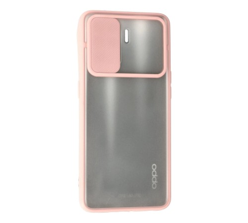 Oppo Reno 5 Lite Kılıf Palm Buzlu Kamera Sürgülü Silikon - Pembe Oppo Reno 5 Lite Kılıf Palm Buzlu Kamera Sürgülü Silikon - Pembe