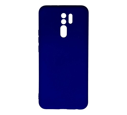 Xiaomi Redmi 9 Kılıf Nano içi Kadife Silikon - Lacivert Xiaomi Redmi 9 Kılıf Nano içi Kadife Silikon - Lacivert