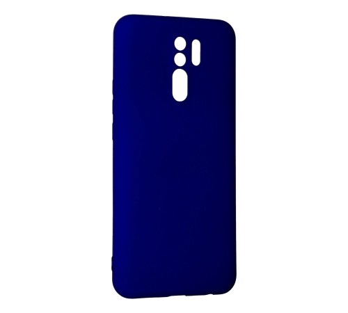Xiaomi Redmi 9 Kılıf Nano içi Kadife Silikon - Lacivert Xiaomi Redmi 9 Kılıf Nano içi Kadife Silikon - Lacivert