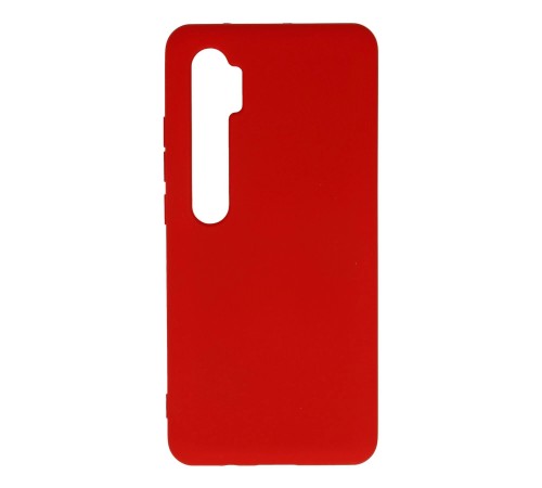 Xiaomi Mi Note 10 Lite Kılıf Nano içi Kadife Silikon - Kırmızı Xiaomi Mi Note 10 Lite Kılıf Nano içi Kadife Silikon - Kırmızı