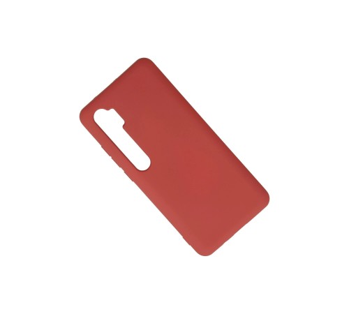 Xiaomi Mi Note 10 Lite Kılıf Nano içi Kadife Silikon - Kiremit