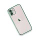 iPhone 11 Kılıf Razer Lensli Silikon - Yeşil
