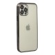 iPhone 12 Pro Kılıf Razer Lensli Silikon - Siyah