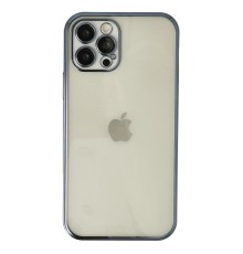 iPhone 12 Pro Kılıf Razer Lensli Silikon - Mavi