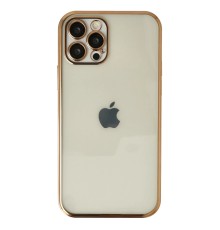 iPhone 12 Pro Kılıf Razer Lensli Silikon - Gold