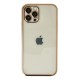 iPhone 12 Pro Kılıf Razer Lensli Silikon - Gold