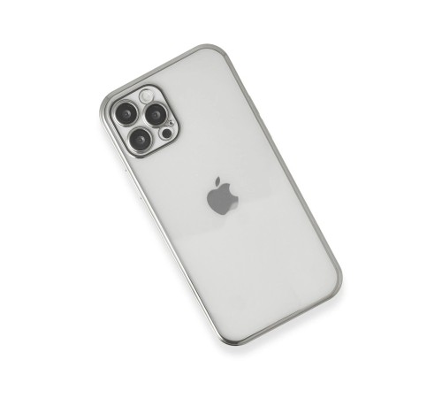 iPhone 12 Pro Kılıf Razer Lensli Silikon - Gümüş iPhone 12 Pro Kılıf Razer Lensli Silikon - Gümüş