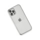 iPhone 12 Pro Kılıf Razer Lensli Silikon - Gümüş